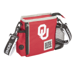 Mobile Dog Gear NCAA Walking Bag, 7-1/2inH x 2inW x 7-1/2inD, Oklahoma Sooners