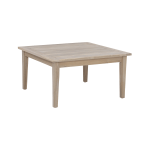 Linon Lascher Outdoor Square Wood Coffee Table, 16-3/4inH x 31-1/2inW x 31-1/2inD, Natural