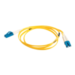 C2G 4m LC-LC 9/125 Duplex Single Mode OS2 Fiber Cable - Plenum CMP-Rated - Yellow - 13ft - Patch cable - LC single-mode (M) to LC single-mode (M) - 4 m - fiber optic - duplex - 9 / 125 micron - OS2 - plenum - yellow