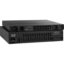 Cisco 4221 Router - T-carrier/E-carrier - 2 Ports - 2 RJ-45 Port(s) - Management Port - 3 - 4 GB - Gigabit Ethernet - 1U - Rack-mountable