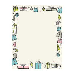 Great Papers! Holiday-Themed Letterhead Paper, 8 1/2in x 11in, Madison Ave., Pack Of 80 Sheets