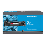 Office Depot Remanufactured Black Toner Cartridge Replacement For HP 26A