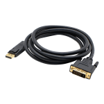 AddOn - DisplayPort cable - dual link - DisplayPort (M) to DVI-D (M) - 10 ft - black (pack of 5)