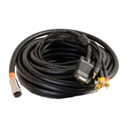 C2G RapidRun Plenum-rated Multi-Format All-In-One Runner Cable, 50ft