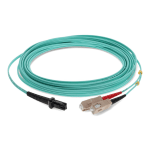 AddOn 1m MT-RJ to SC OM3 Aqua Patch Cable - Patch cable - MT-RJ/UPC multi-mode (M) to SC/UPC multi-mode (M) - 1 m - fiber optic - 50 / 125 micron - OM3 - halogen-free, molded, plenum - aqua