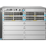 HPE 5412R 92GT PoE+/4SFP+ (No PSU) v3 zl2 Switch - 92 Ports - Manageable - Gigabit Ethernet, 10 Gigabit Ethernet - 10/100Base-TX, 10/100/1000Base-T, 10GBase-X - 3 Layer Supported - Modular - PoE+ - Twisted Pair, Optical Fiber - 7U High