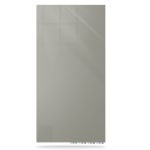 Ghent Aria Low-Profile Magnetic Glass Whiteboard, 60in x 36in, Gray