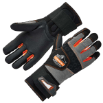 Ergodyne ProFlex 9012 Certified Anti-Vibration Gloves With Wrist Support, XXL, Black