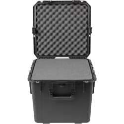 SKB Cases iSeries Protective Case With Cubed Foam Pull-And-Pluck, 17inH x 17inW x 15-3/4inD, Black