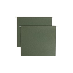 Smead Hanging Box-Bottom File Folders, 2in Expansion, Letter Size, Standard Green, Box Of 25