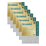 Accumulair Gold Air Filters, 20inH x 24inW x 2inD, Pack Of 6 Filters