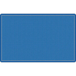 Flagship Carpets All Over Weave Area Rug, 6ft x 8-1/3ft, Blue