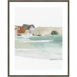 Amanti Art Shadows Of The Sea I by Lera Wood Framed Wall Art Print, 41inW x 41inH, Gray