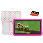 Linsay 7in Tablet, 2GB Memory, 32GB Storage, Android 12, Kids Pink