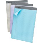 Ampad Pastel Perforated Pad - 50 Sheets - 0.34in Ruled - 15 lb Basis Weight - Letter - 8 1/2in x 11in - Micro Perforated - 6 / Pack