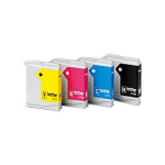 Brother LC51 Black And Cyan, Magenta, Yellow Ink Cartridges, Pack Of 4, LC514PKS