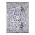 Linon Innova Area Rug, 5-29/50ft x 9-29/50ft, Gayle Lavender/Gray