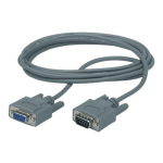 APC - Serial cable - DB-9 (M) to DB-9 (F) - gray - for P/N: SRV1KA-TW, SRV1KI-TW, SRV2KA-TW, SRV2KI-TW, SRV3KA-TW, SRV3KI-TW, SRV6KI-TW