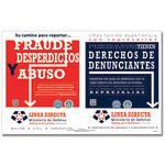 ComplyRight Department Of Defense Fraud And Whistleblower Hotline Poster, Spanish, 17in x 11in