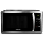 Farberware Classic 1.1 Cu Ft Countertop Microwave, Stainless Steel/Black