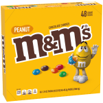 M&Ms Peanut Chocolate Candies, 1.74 Oz, Box Of 48