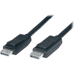 4XEM 35FT DisplayPort M/M Cable - 35 ft DisplayPort A/V Cable for Audio/Video Device, Monitor - First End: 1 x 20-pin DisplayPort 1.2 Digital Audio/Video - Male - Second End: 1 x 20-pin DisplayPort 1.2 Digital Audio/Video - Male - Shielding - Black