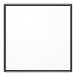 U Brands PINIT Magnetic Dry-Erase Board, 36in X 36in, Black Aluminum Frame, Actual Size 35in X 35in (3010U00-01)