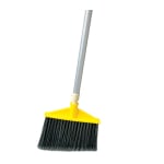 Rubbermaid Angled Aluminum Broom, 56in, Gray