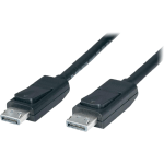 4XEM 25FT DisplayPort M/M Cable - 25 ft DisplayPort A/V Cable for Audio/Video Device, Monitor - First End: 1 x DisplayPort 1.2 Digital Audio/Video - Male - Second End: 1 x DisplayPort 1.2 Digital Audio/Video - Male - Shielding - Black