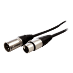 Comprehensive Standard - Audio extension cable - XLR3 female to XLR3 male - 15 ft - shielded - matte black