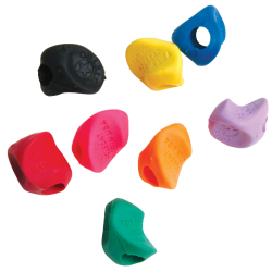 J.R. Moon Pencil Co. Stetro Pencil Grips, 1/2in x 1/2in, Multicolor, Pack Of 100