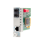 Omnitron iConverter Gx AN - Fiber media converter - GigE - 1000Base-LX, 1000Base-T - RJ-45 / SC single-mode - up to 21.1 miles - 1310 nm