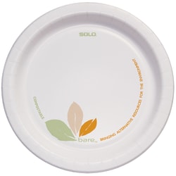 Solo Cup Bare Heavyweight Paper Plates Perfect Pak, 6in, Pack Of 500