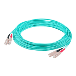 AddOn 7m SC OM4 Aqua Patch Cable - Patch cable - SC/UPC multi-mode (M) to SC/UPC multi-mode (M) - 7 m - fiber optic - duplex - 50 / 125 micron - OM4 - halogen-free - aqua