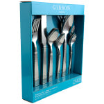 Gibson Prato 24-Piece Stainless-Steel Flatware Set