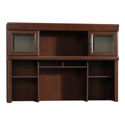 Mayline Aberdeen AHG72 Hutch - 39.1in x 72in x 15in - 4 x Door(s) - Durable - Cherry - Assembly Required