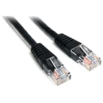 StarTech.com Cat5e Molded UTP Patch Cable, 1ft, Black