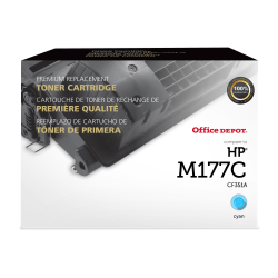 Office Depot Brand Remanufactured Cyan Toner Cartridge Replacement for HP 130A, OD130AC