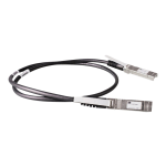 HPE X240 Direct Attach Cable - Network cable - SFP+ to SFP+ - 4 ft - for Edgeline e920; FlexFabric 12902; ProLiant e910t 2U; SimpliVity 380 Gen10, 380 Gen9