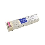 AddOn - SFP (mini-GBIC) transceiver module - GigE - 1000Base-CWDM - LC single-mode - up to 49.7 miles - 1350 nm - TAA Compliant