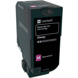 Lexmark Original High Yield Laser Toner Cartridge - Magenta Pack - Laser - High Yield