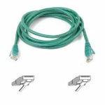 Belkin Cat5e Patch Cable - RJ-45 Male Network - RJ-45 Male Network - 3ft - Green