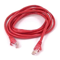 Belkin Patch Cord - RJ-45 Male - RJ-45 Male - 20ft - Red