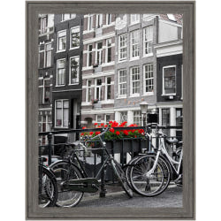 Amanti Art Picture Frame, 29in x 25in, Matted For 20in x 24in, Trio Oil-Rubbed Bronze