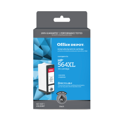 Office Depot Brand Remanufactured High-Yield Black Ink Cartridge Replacement For HP 564XL