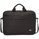 Case Logic NOTIA-116 Carrying Case (Briefcase) for 15.6in Notebook - Black - Nylon Body - Shoulder Strap, Handle - 12.6in Height x 3.2in Width x 16.5in Depth - 1 Carton