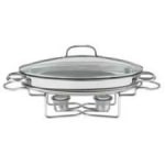 Cuisinart Buffet Dish, 10-1/4inH x 17-1/2inW x 6-3/4inD, Silver