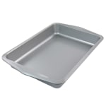 Martha Stewart Non-Stick Carbon Steel Oblong Pan, 13in, Gray