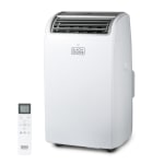 BLACK+DECKER Portable Air Conditioner 10,200 BTU DOE (14,000 BTU ASHRAE 128) with 12,000 BTU Heating for Rooms Up To 700 Sq. Ft., White