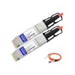 AddOn 3m Cisco Compatible QSFP+ AOC - 40GBase direct attach cable - QSFP+ (M) to QSFP+ (M) - 3 m - fiber optic - active